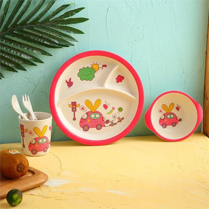 childrens melamine dinner set 8
