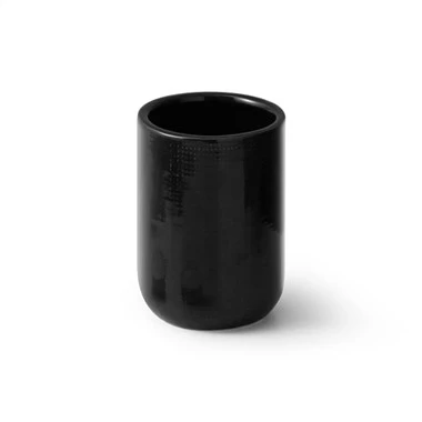 13.5 oz Balang Lilin Hitam Frosted
