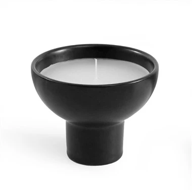 Pemegang Lilin Seramik Hijau dengan Pemegang