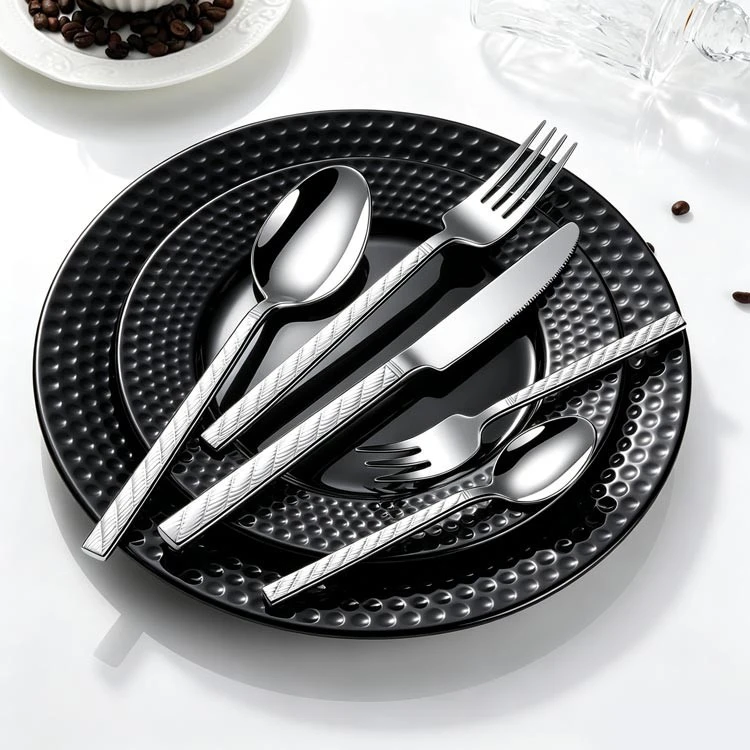 stainless steel flatware set (3)